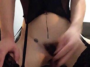 hot teen rides dildo to orgasm 😍