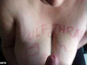 i ejaculated on marie's big tits