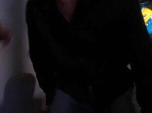 red head milf has sex outdoors