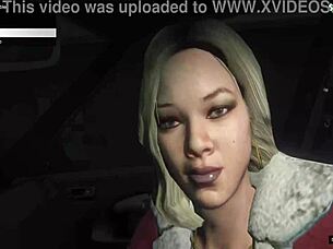 picking up a prostitute on the street for blowjob and cum in mouth