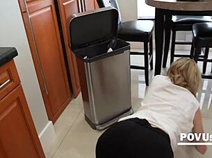 idiot milf thinks fucking her stepson is punishing him