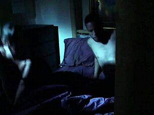 Hot lesbian friends Sinn Sage and Aiden Starr share intimate moments