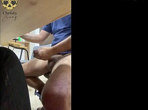 Surprised my boss masturbating, then fucked her! 😏