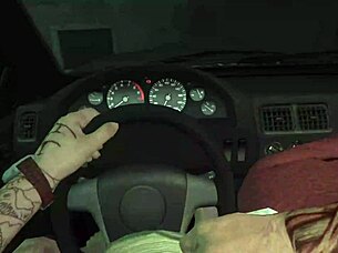 picking up a prostitute on the street for blowjob and cum in mouth