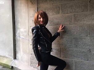 i flased my tits in the street for the first time, part 2.