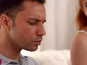 Luna Rishi Gets DP Cumshot!