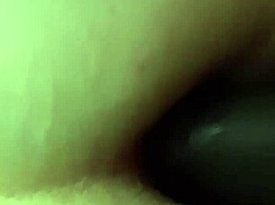 hot slut wife's intense anal first time with bbc