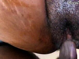 huge cock in petite african pussy