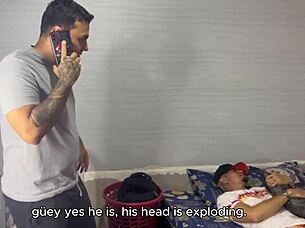 My sick compadre gets a slutty nurse to cure him in Spanish with English subs.