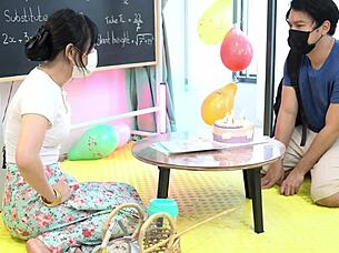 tuition teacher teaches hardcore lessons