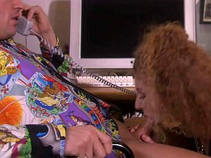 red head milf has sex outdoors