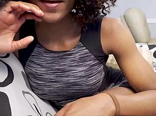 hot step mom sucks cock and gets fucked pov