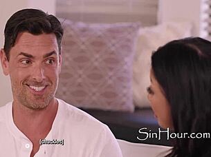 Ryan Driller's rod meets Gia Dibella's virgin delight!