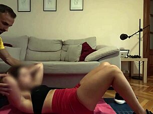 She Fucks Her Personal Trainer