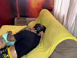 Feeling the passion as my beautiful gym babe reaches orgasm in cowgirl position with her big ass bent over.