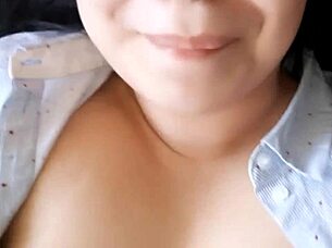 The neighbor visits and we enjoy home activities