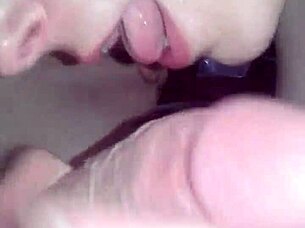 Sandra casually gives a blowjob before getting fucked hard.