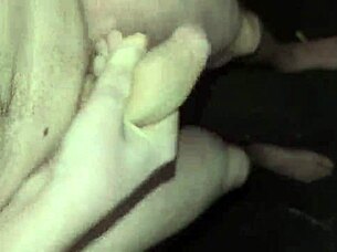 Masturbating my big cock outside at night, want to join?