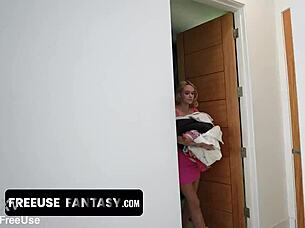 the live-in nanny gets used in freeuse fantasy with khloe kingsley and danny mountain