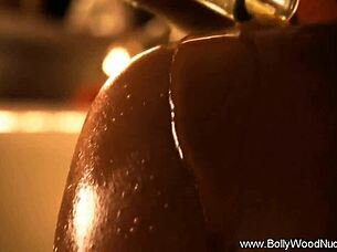 loving indian milf dance queen performs solo erotic routine with brunette oriental girlfriend and friend in high definition