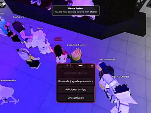 Menari dengan gadis-gadis nakal di bilik parti Roblox?