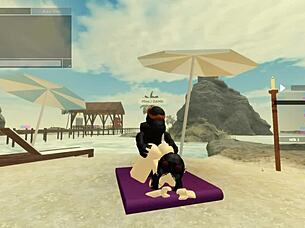 106 ROBLOX PORN: Wet Deepthroat and Monster Cock