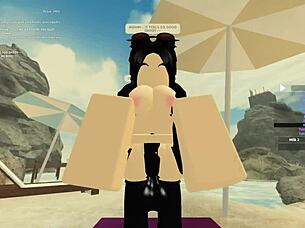 106 ROBLOX PORN: Wet Deepthroat and Monster Cock