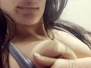 Masturbating In Public Bathroom When Alone