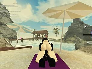 106 ROBLOX PORN: Wet Deepthroat and Monster Cock