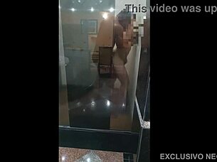 after chatting on the app, i met this slut and her husband recorded our big cock anal session - part 2