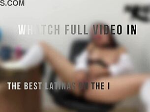 Rebellious student has fun before starting classes with toys and softcore activities