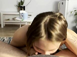 Non Stop Sloppy Blowjob With Deepthroat And Gagging!