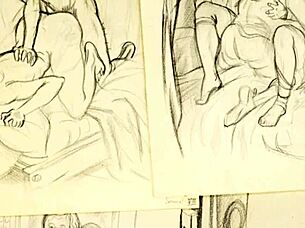 Check out this vintage erotic art collection 😊