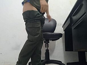 Feminine Doctor Masturbates Pussy In Hospital While Caring For Patient