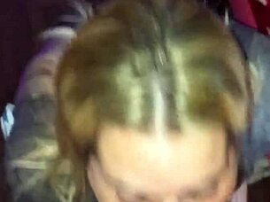 Blonde enjoys homemade fun with her friend