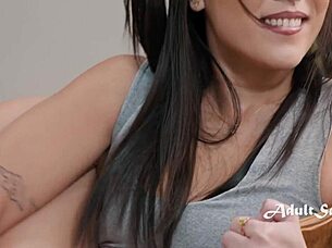 Asian teen masturbating caught in classroom