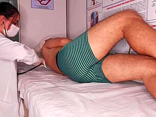 Erection Sparks In Front Of Nurse