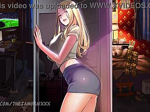 Loser Fucks Hot Blonde Friend And Cums Inside Her Shaved Pussy