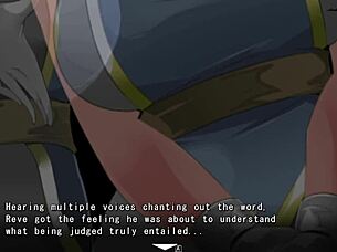 Yume-same in giantess defeat scene with face sitting