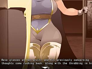 Yume-same in giantess defeat scene with face sitting