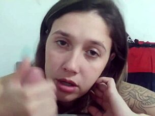 Caiu na net como fiz ele perder a partida de futebol, blowjob small tits babe creampie petite amateurs
