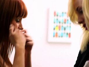 Redhead Lesbian Friend Has Sex