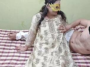 Indian step mom engages in hot sex with step son!
