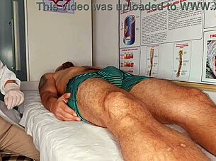 Erection Sparks In Front Of Nurse