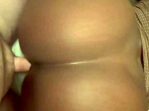 amateur ebony girl next door sucking big cock and getting ass fucked doggystyle in homemade neighbors scene