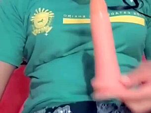 novinha trans masturbating her tight ass with toys after school in detailed solo session