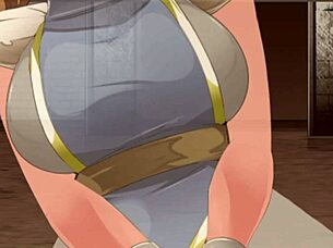 Yume-same in giantess defeat scene with face sitting