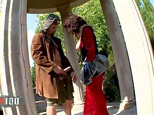 Fairy Tale Princess Gets Hard Fucked by Nasty Old Pervert in Uniform