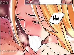 Loser Fucks Hot Blonde Friend And Cums Inside Her Shaved Pussy