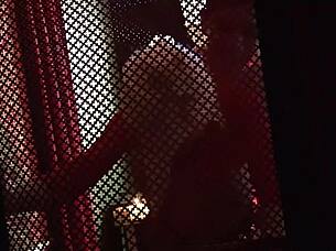 blonde in leather outfit kneels and fucks priest during confession